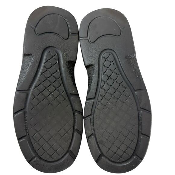 Red Wings Oxford Shoes Men Size 8.5 D Black Low Top Leather Steel Toe Work Shoes - Picture 9 of 11